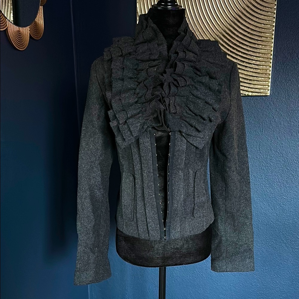 Hinge Ruffle Jacket